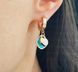Серьги Колечки Сердечки Тиффани 18К покрытие ювелирный сплав sk-2130674881 фото 7